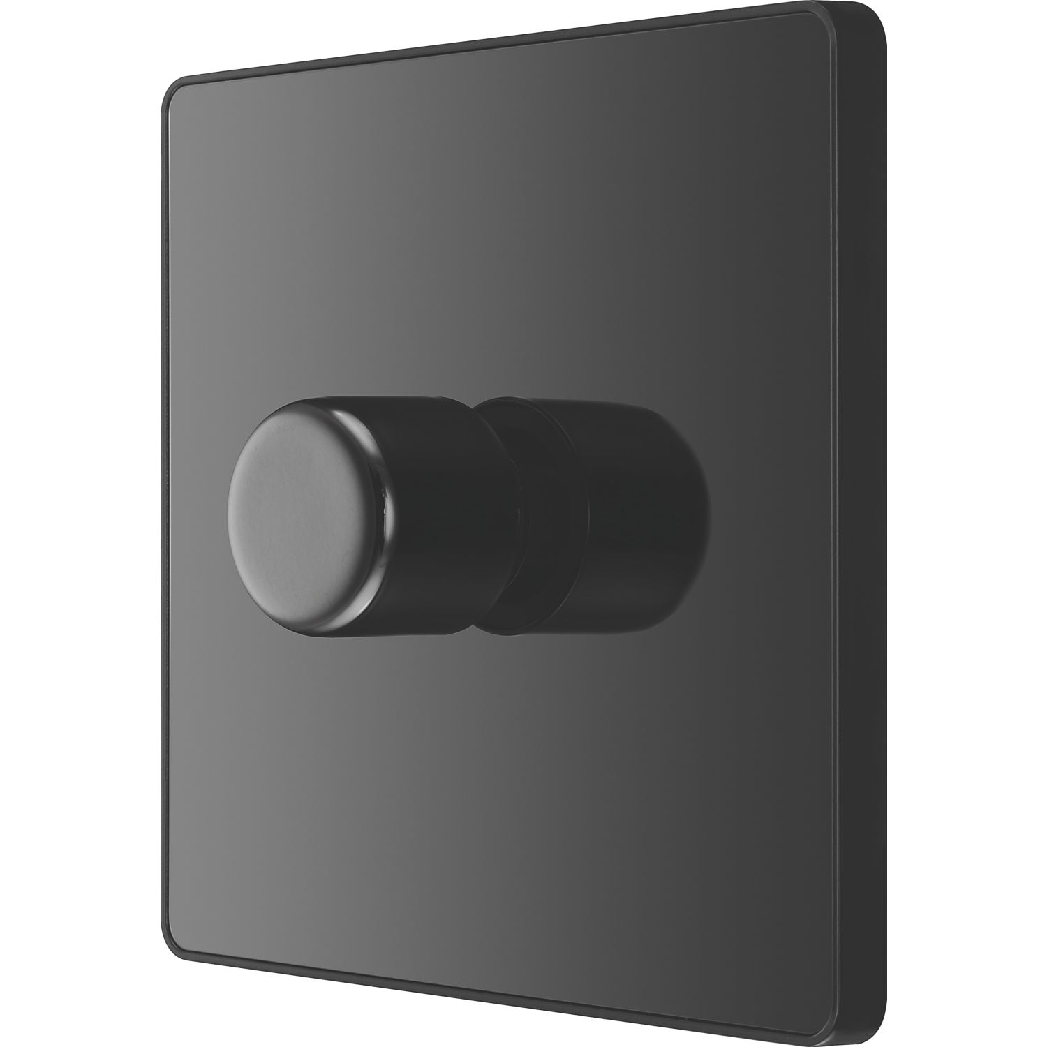 British General Evolve 1-Gang 2-Way LED Dimmer Switch Black Chrome (428PY)