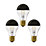 Calex Mirror Black ES A60 LED Light Bulb 180lm 4W 3 Pack