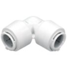 FloPlast FloFit+ Plastic Push-Fit Equal 90° Elbow 15mm
