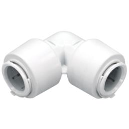 FloPlast FloFit+ Plastic Push-Fit Equal 90° Elbow 15mm