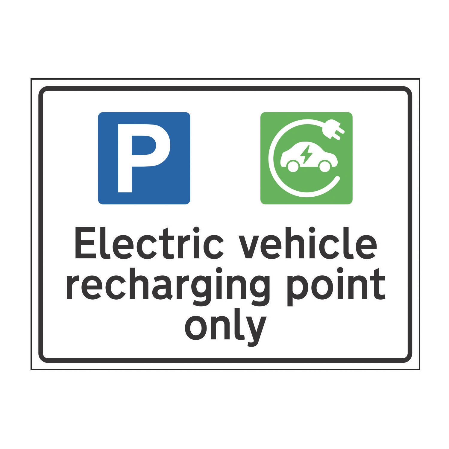 Essentials Charging Sign 400mm x 300mm (428RT)