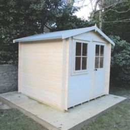 Shire Avesbury 10' x 10' (Nominal) Apex Timber Log Cabin