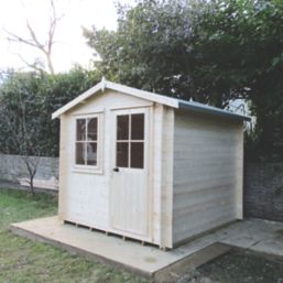 Shire Avesbury 10' x 10' (Nominal) Apex Timber Log Cabin