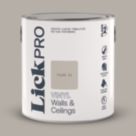 LickPro  2.5Ltr Taupe 01 Vinyl Matt Emulsion  Paint