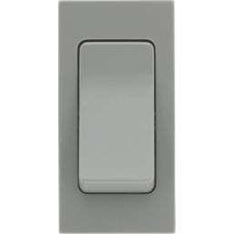 British General EMSW13G 20A 16AX Modular Light Switch Grey