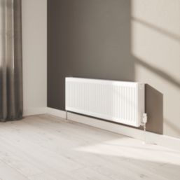 Flomasta 400mm x 1200mm 4987BTU White Type 22 Convector Radiator
