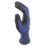 MCR Safety Graphene Fibre CT1071PU Cut-Resistant Gloves Blue/Black Medium