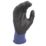 MCR Safety Graphene Fibre CT1071PU Cut-Resistant Gloves Blue/Black Medium