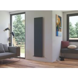 Ximax 1800mm x 445mm 2925BTU Anthracite Vertical Designer Radiator