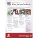 "Health & Safety Law" Poster 600mm x 420mm