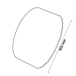 Erbauer  Multi-Material Holesaw 102mm