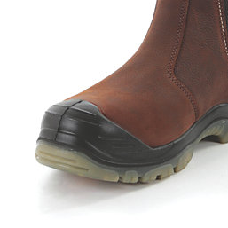 DeWalt Nitrogen   Safety Dealer Boots Brown Size 12