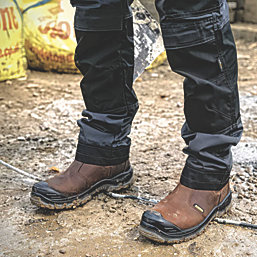 DeWalt Nitrogen   Safety Dealer Boots Brown Size 12