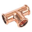 Flomasta  Copper Press-Fit Equal M-Profile Tees 28mm 2 Pack