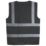 Pro RTX High Visibilty  Waistcoat Black X Large 48" Chest