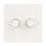 Hager WMDRP2KIT 2-Gang Modular Dimmer Switch White