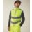 Regatta Hi-Vis Pro Contract Ablaze Softshell Bodywarmer Yellow Medium 42.9" Chest