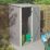 Rowlinson Trentvale 4' 6" x 2' 6" (Nominal) Pent Metal Shed Light Grey