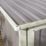 Rowlinson Trentvale 4' 6" x 2' 6" (Nominal) Pent Metal Shed Light Grey