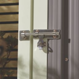 Rowlinson Trentvale 4' 6" x 2' 6" (Nominal) Pent Metal Shed Light Grey