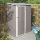 Rowlinson Trentvale 4' 6" x 2' 6" (Nominal) Pent Metal Shed Light Grey