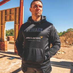DEWALT Mclaren  Hoodie Black X Large 45-47" Chest