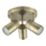 LAP Telloy Round 3-Light Bathroom Spotlight Antique Brass