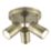 LAP Telloy Round 3-Light Bathroom Spotlight Antique Brass