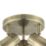 LAP Telloy Round 3-Light Bathroom Spotlight Antique Brass