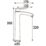 Bristan Apelo Chrome Plated 300mm Tall Lever Mono Basin Mixer Tap  With Clicker Waste