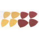 Bosch  C470 & C430 40, 80, 120 & 180 Grit 11-Hole Punched Multi-Material Sandpaper 102mm x 62mm 25 Piece Set