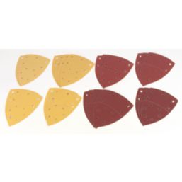 Bosch  C470 & C430 40, 80, 120 & 180 Grit 11-Hole Punched Multi-Material Sandpaper 102mm x 62mm 25 Piece Set