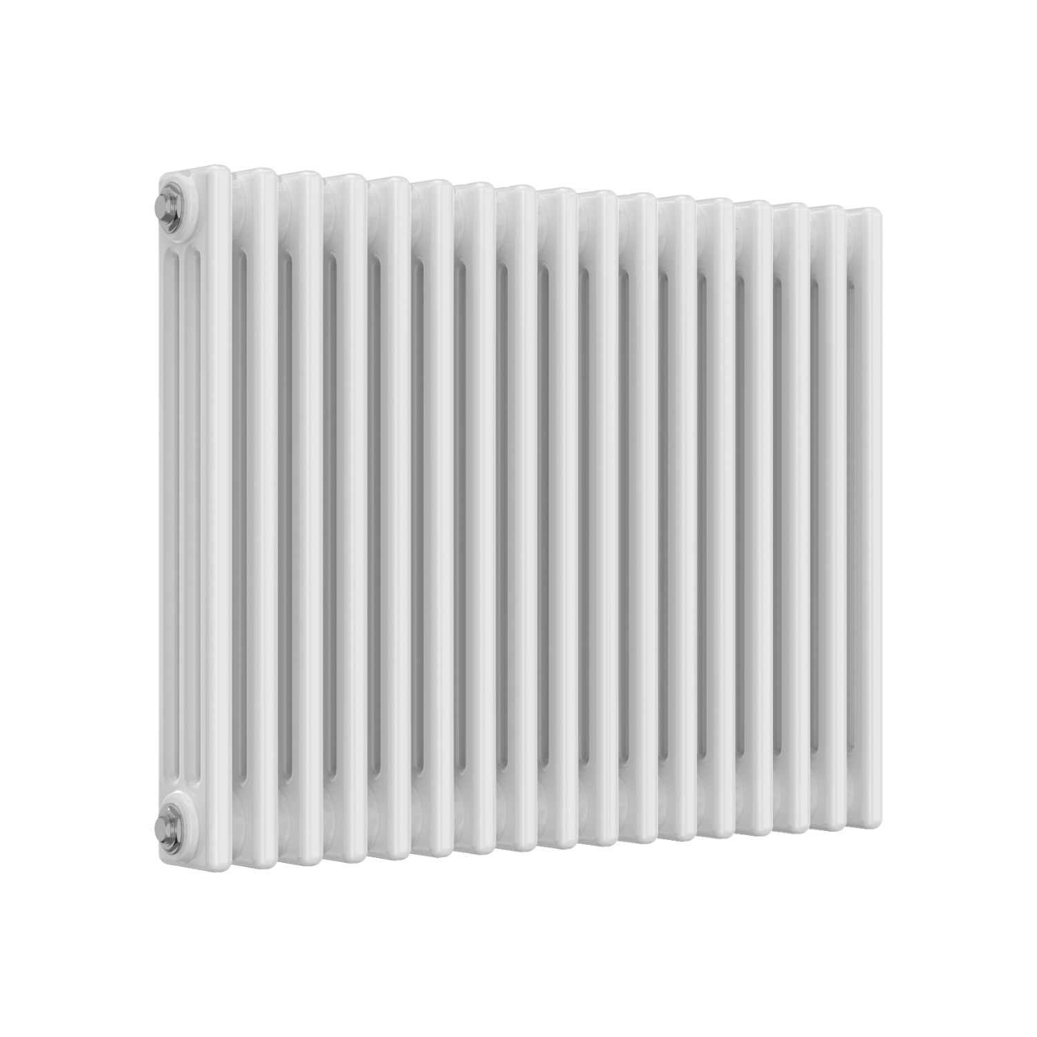 Reina 600mm x 785mm 3449BTU White Horizontal 3 Column Radiator (429LH)