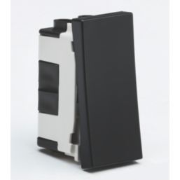 Knightsbridge  20AX 2-Way Modular Light Switch Black