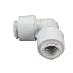 FloPlast FloFit+ Plastic Push-Fit Equal 90° Elbow 22mm