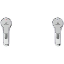 Ideal Standard Calista  Chrome 70mm Cloakroom Lever 2 Tap Holes Basin Pillar Tap