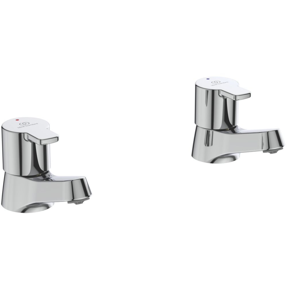 Ideal Standard Calista  Basin Pillar Taps Chrome 1 Pair
