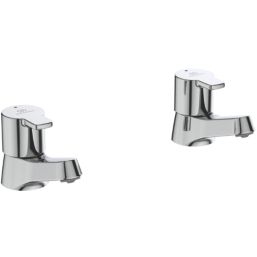 Ideal Standard Calista  Chrome 70mm Cloakroom Lever 2 Tap Holes Basin Pillar Tap