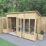 Forest Oakley 9' 6" x 6' (Nominal) Pent Timber Summerhouse with Base & Assembly