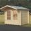 Shire Crinan 7' x 7' (Nominal) Apex Timber Log Cabin