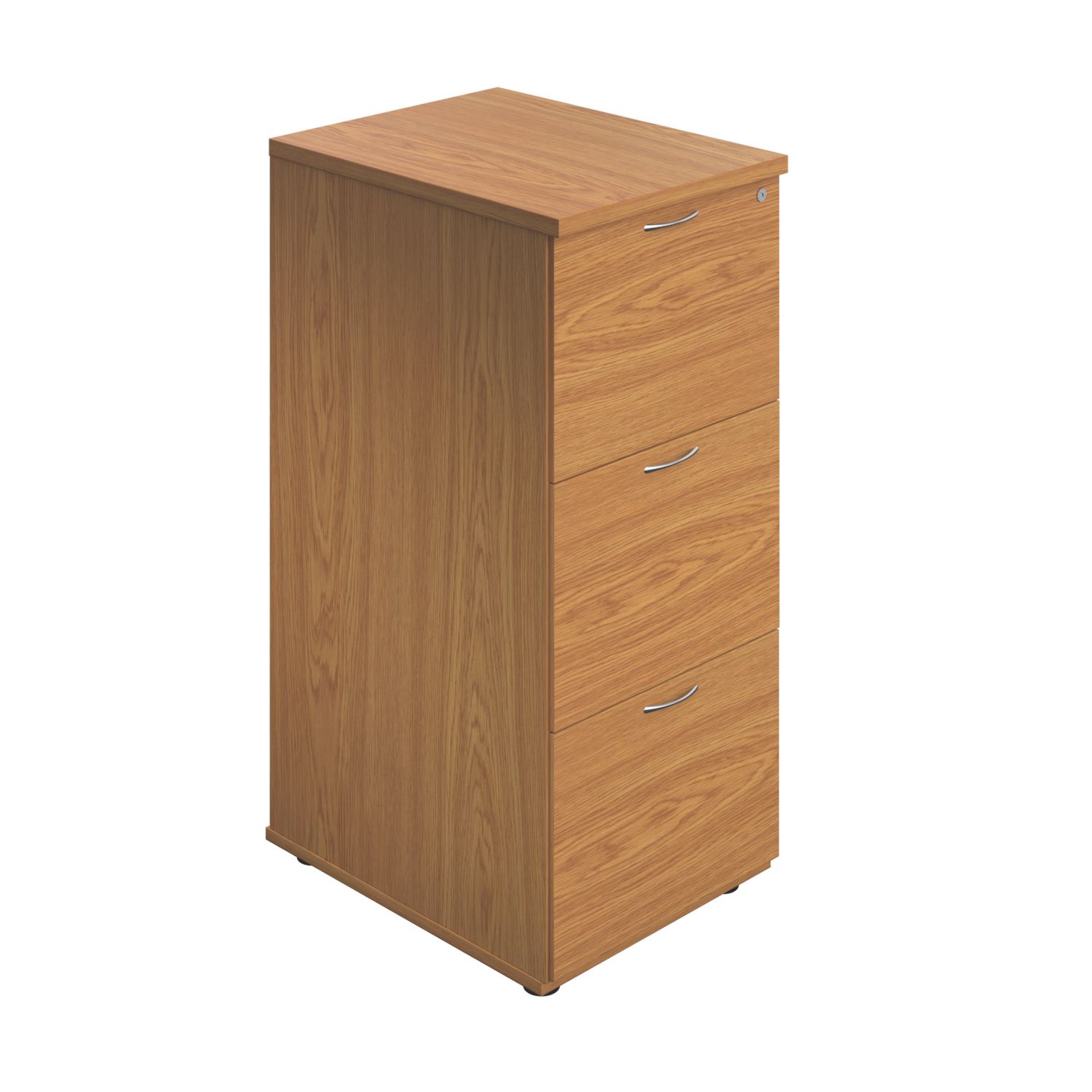 TC Group Essentials 3-Drawer Filing Cabinet Nova Oak 464mm x 1055mm (429TT)