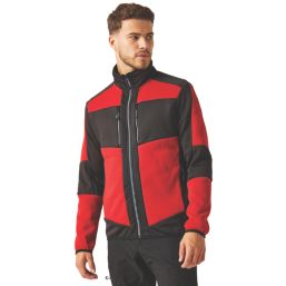 Regatta E-Volve Knit Stretch Midlayer Classic Red/Black 2X Large 47" Chest