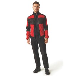 Regatta E-Volve Knit Stretch Midlayer Classic Red/Black 2X Large 47" Chest
