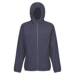 Regatta Navigate Hooded Zip Fleece Navy/Seal Grey Small 37.5" Chest