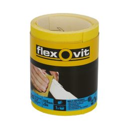 Norton Flexovit 120 Grit Multi-Material Sanding Roll 5m x 115mm