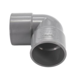 FloPlast  Bends 90° Grey 32mm 5 Pack