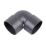 FloPlast  Bends 90° Grey 32mm 5 Pack