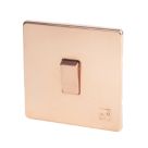 Varilight  10AX 1-Gang 2-Way Light Switch  Anti-Microbial Copper