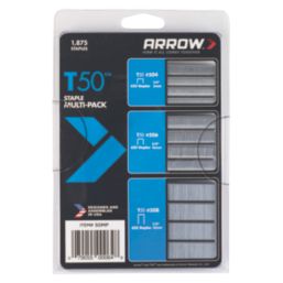 Arrow T50 Staples Galvanised 1875 Pcs