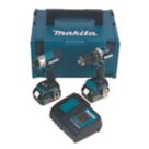 Refurb Makita DLX2414SJ 18V 2 x 3.0Ah Li-Ion LXT Brushless Cordless Twin Kit